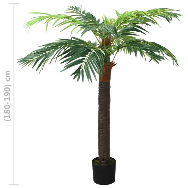 Palmeira phoenix artificial com vaso 190 cm verde - Image 6