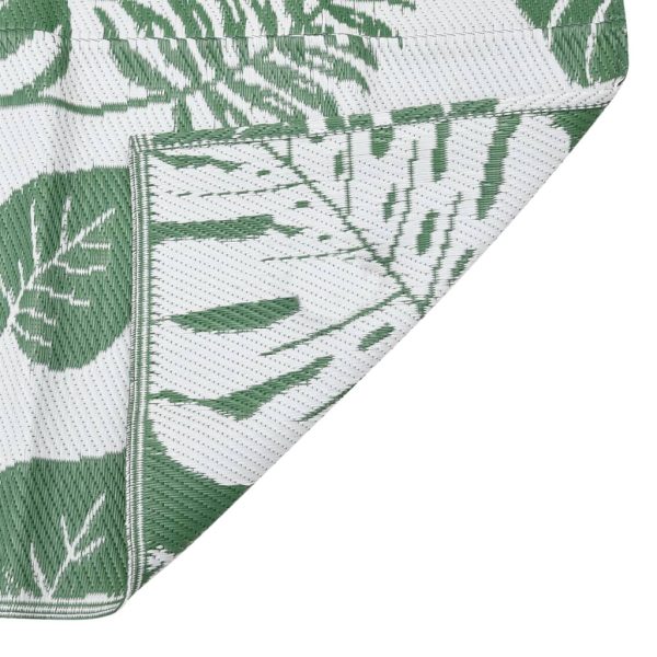 Tapete de exterior 190x290 cm PP verde - Image 4