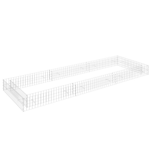 Canteiro elevado/cesto gabião 300x100x20 cm aço galvanizado - Image 2
