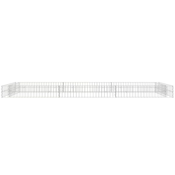 Canteiro elevado/cesto gabião 300x100x20 cm aço galvanizado - Image 3