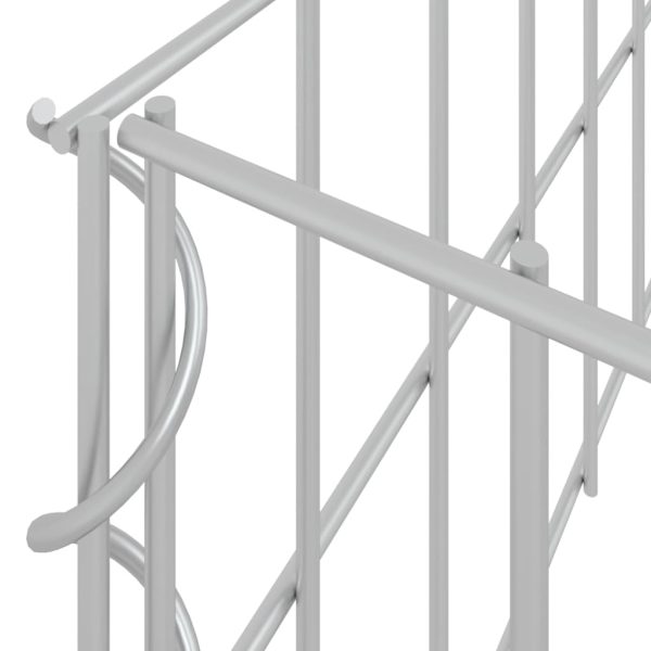 Canteiro elevado/cesto gabião 300x100x20 cm aço galvanizado - Image 5