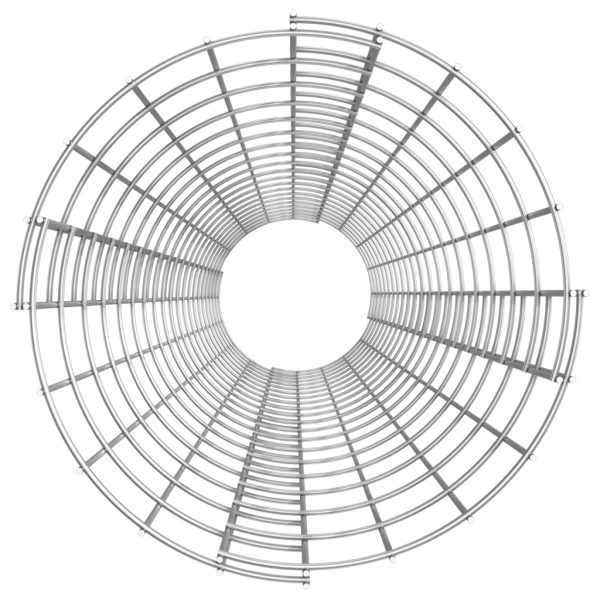 Canteiro elevado/cesto gabião circular 3pcs Ø30x200cm aço galv. - Image 5