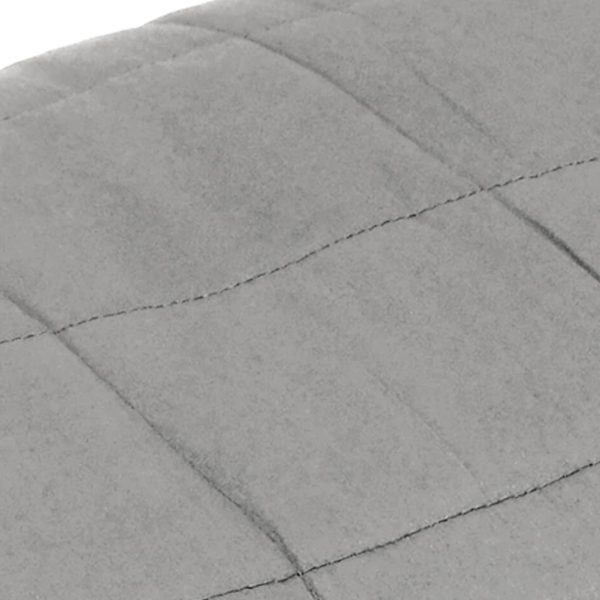 Manta pesada 11 kg 220x235 cm tecido cinza - Image 4