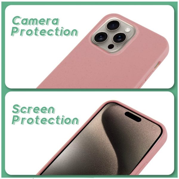 Carcasa COOL para iPhone 15 Pro Max Eco Biodegradable Rosa - Image 5