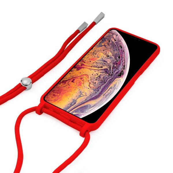Carcasa COOL para iPhone XS Max Cordón Liso Rojo - Image 2
