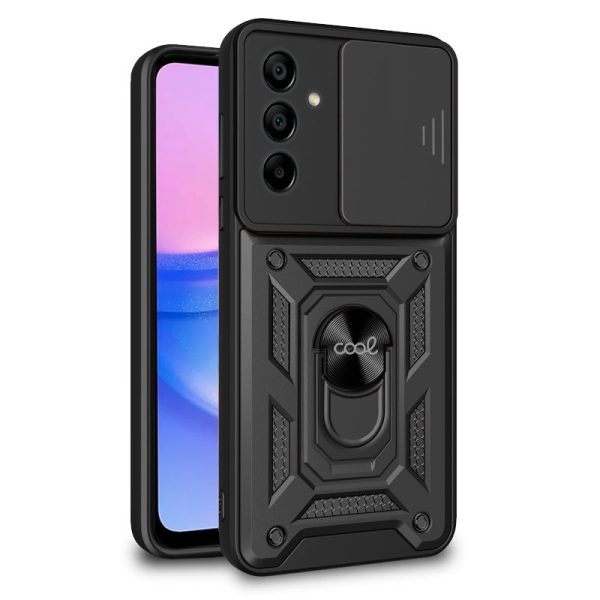 Carcasa COOL para Samsung A155 Galaxy A15 / A15 5G Hard Ring Negro