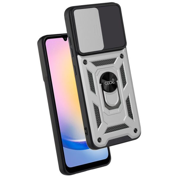 Carcasa COOL para Samsung A256 Galaxy A25 5G Hard Ring Plata - Image 2