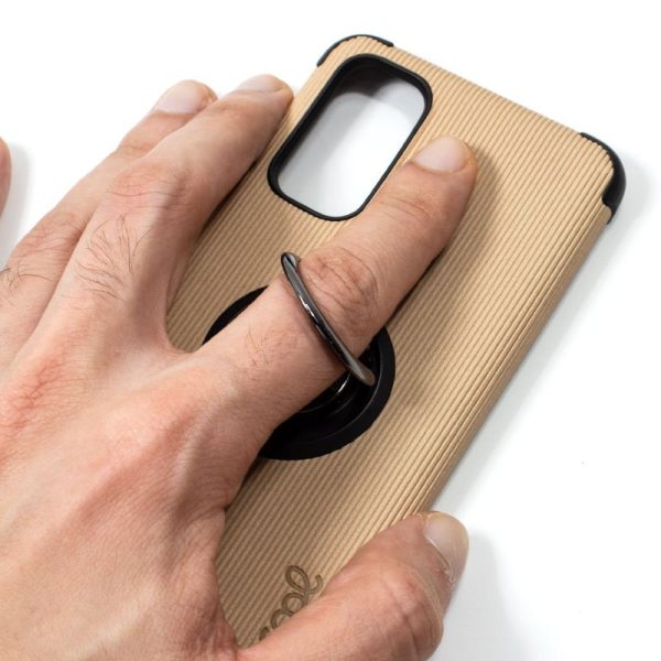 Carcasa COOL para Samsung G980 Galaxy S20 Hard Tela + Anilla (Beige) - Image 3