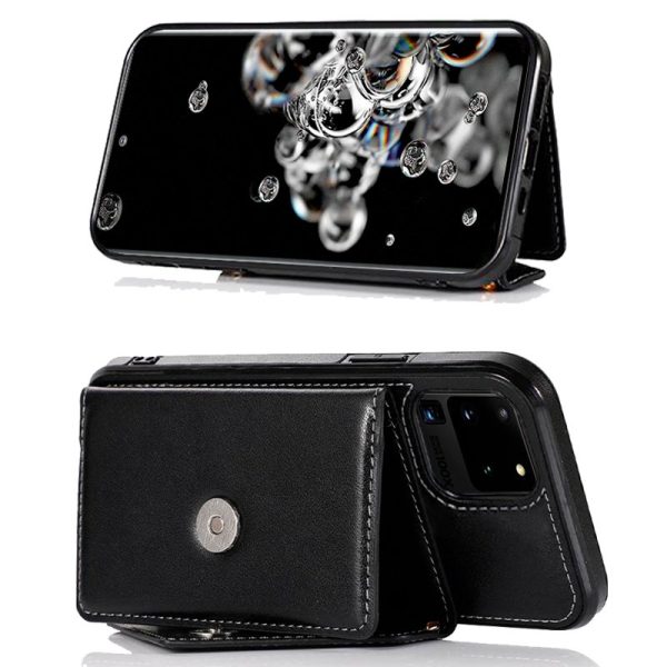 Carcasa COOL para Samsung G988 Galaxy S20 Ultra 5G Colgante Wallet Negro - Image 3