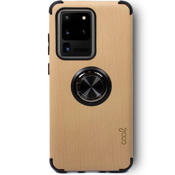 Carcasa COOL para Samsung G988 Galaxy S20 Ultra 5G Hard Tela + Anilla (Beige) - Image 2