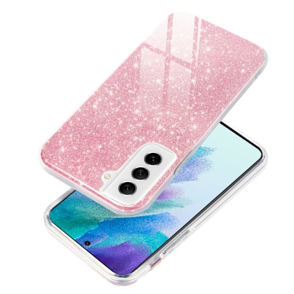 Carcasa COOL para Samsung G990B Galaxy S21 FE Glitter Rosa - Image 2