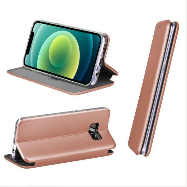Funda COOL Flip Cover para iPhone 12 / 12 Pro Elegance Rose Gold - Image 2