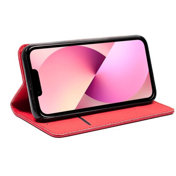 Funda COOL Flip Cover para iPhone 13 Liso Rojo - Image 2