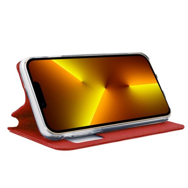 Funda COOL Flip Cover para iPhone 13 Pro Max Liso Rojo - Image 2