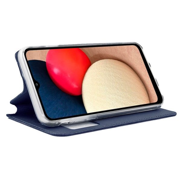 Funda COOL Flip Cover para Samsung A025 Galaxy A02s Liso Azul - Image 2