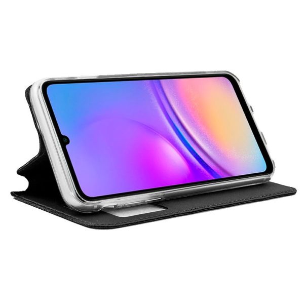 Funda COOL Flip Cover para Samsung A055 Galaxy A05 Liso Negro - Image 2