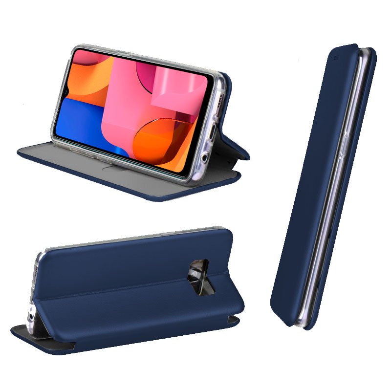 Funda COOL Flip Cover para Samsung A207 Galaxy A20s Elegance Marino - Image 2