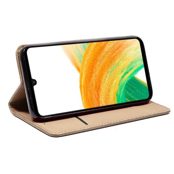 Funda COOL Flip Cover para Samsung A336 Galaxy A33 5G Liso Beige - Image 3