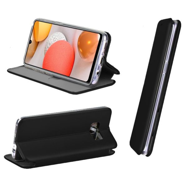 Funda COOL Flip Cover para Samsung A426 Galaxy A42 5G Elegance Negro - Image 2