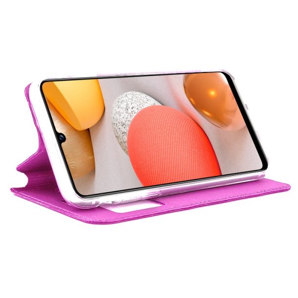 Funda COOL Flip Cover para Samsung A426 Galaxy A42 5G Liso Rosa - Image 2