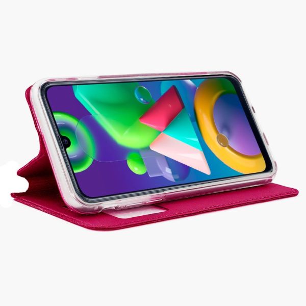 Funda COOL Flip Cover para Samsung M215 Galaxy M21 Liso Rosa - Image 2