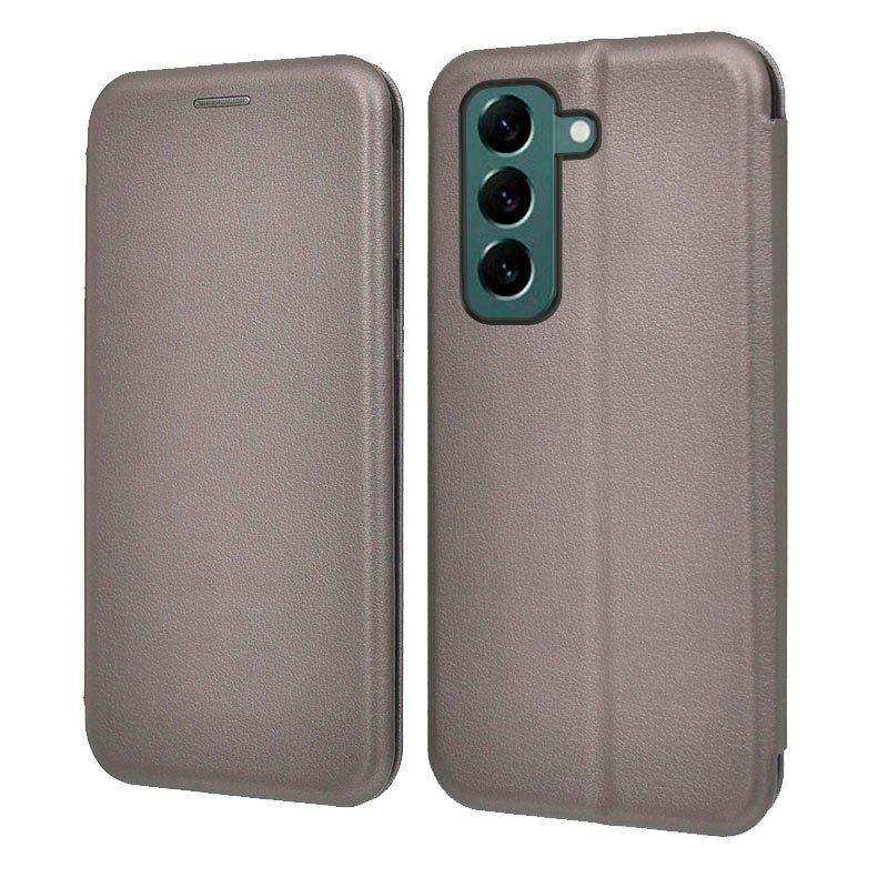 Funda COOL Flip Cover para Samsung S906 Galaxy S22 Plus Elegance Plata - Image 2