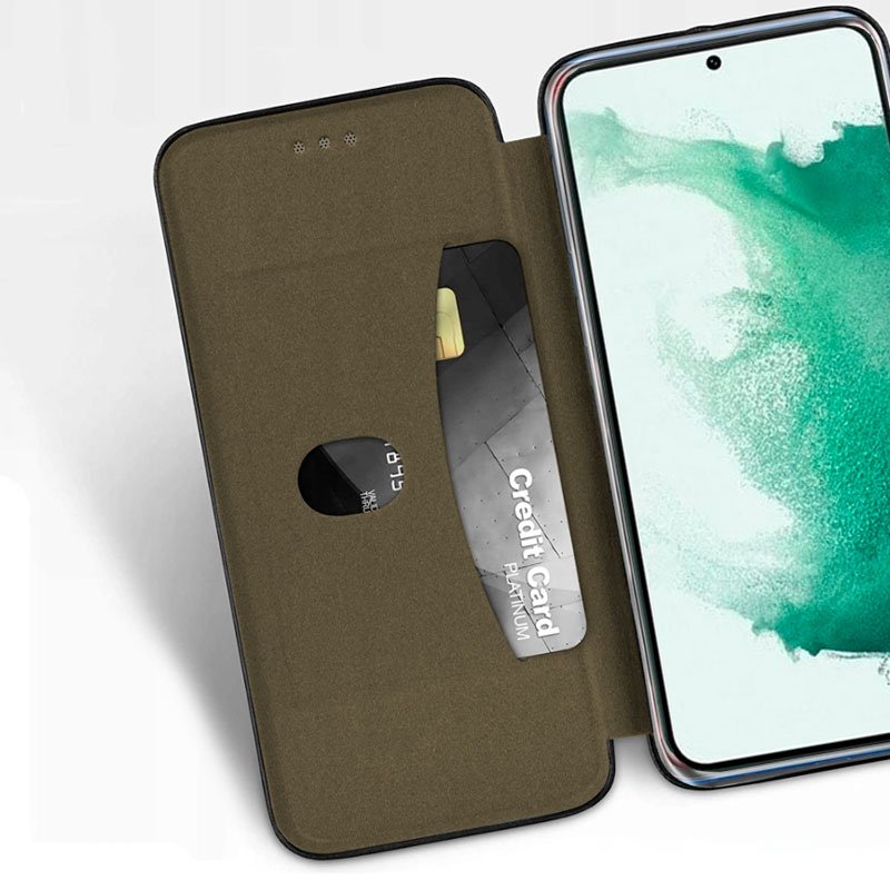 Funda COOL Flip Cover para Samsung S906 Galaxy S22 Plus Elegance Plata - Image 4