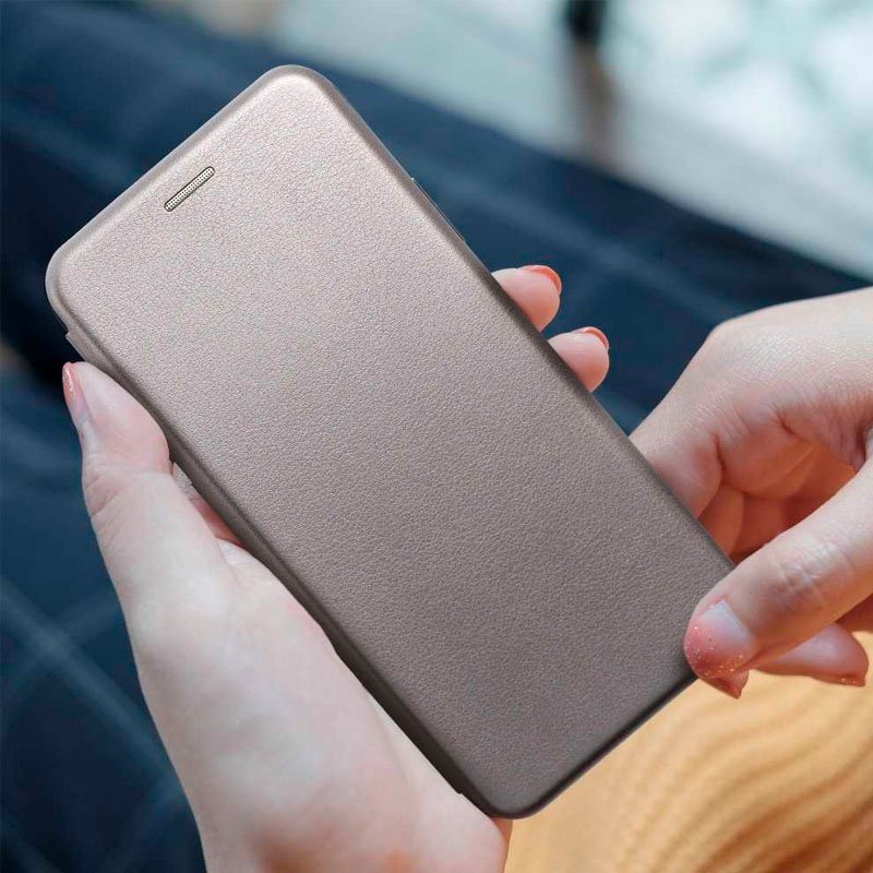 Funda COOL Flip Cover para Samsung S906 Galaxy S22 Plus Elegance Plata - Image 5