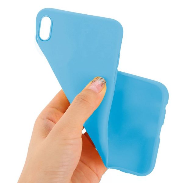 Funda COOL Silicona para iPhone XS Max (Celeste) - Image 2