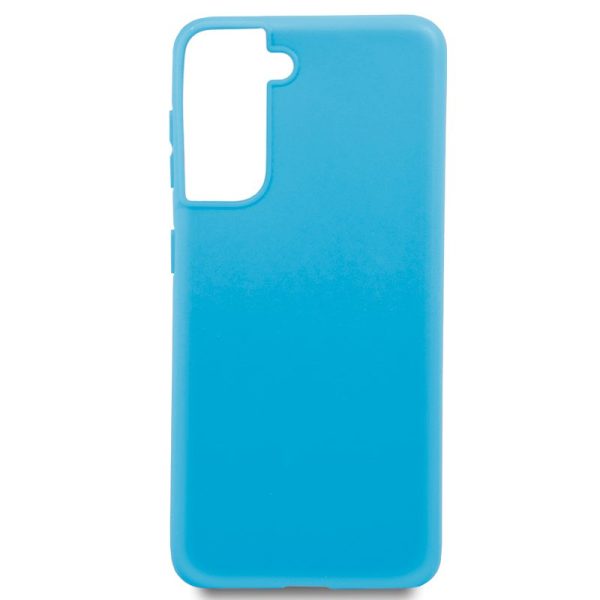 Funda COOL Silicona para Samsung G990 Galaxy S21 (Celeste) - Image 2