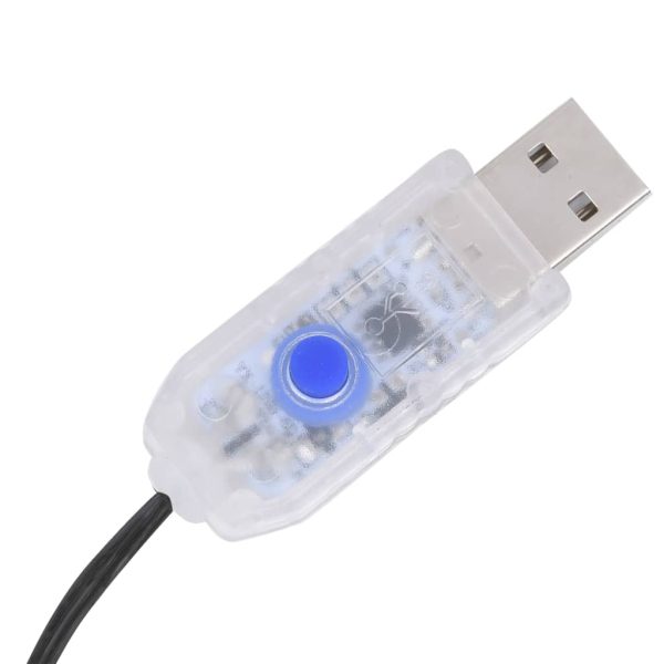 Cordão de luzes árvore de Natal 250 luzes LED 250cm branco frio - Image 6