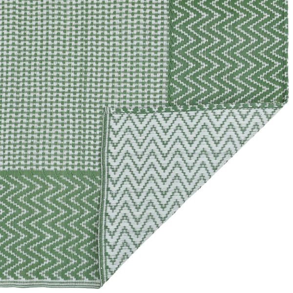 Tapete de exterior 140x200 cm PP verde - Image 3
