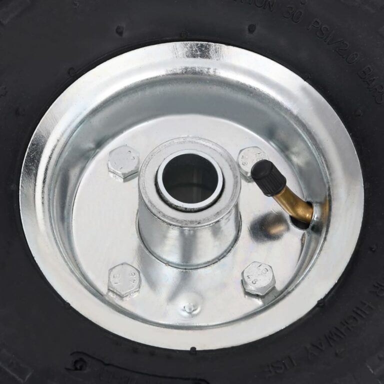 Rodas p/ carrinho de carga manual 2 pcs borracha 4.10/3.50-4 - Image 6