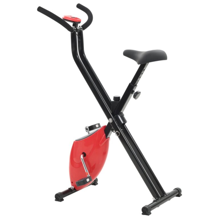 Bicicleta estática X-Bike resistência de correia vermelho - Image 4