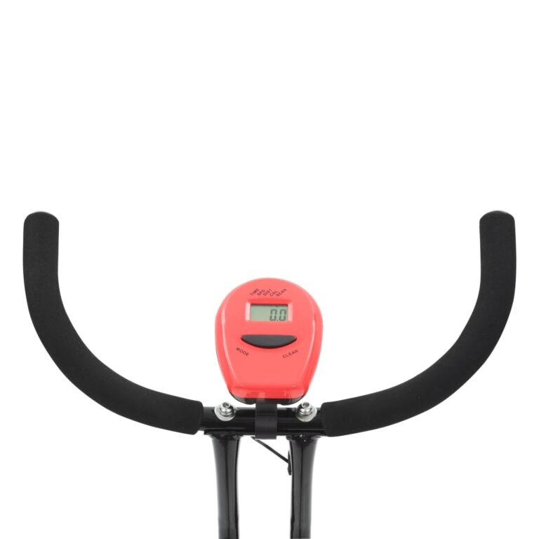 Bicicleta estática X-Bike resistência de correia vermelho - Image 10