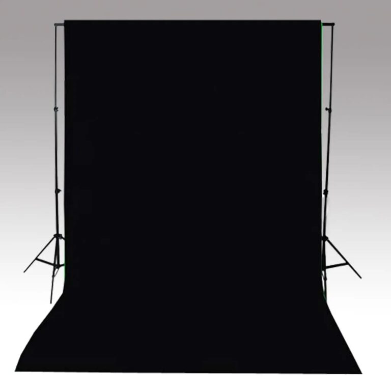 Fundo fotográfico em algodão preto 500x300 cm - Image 4