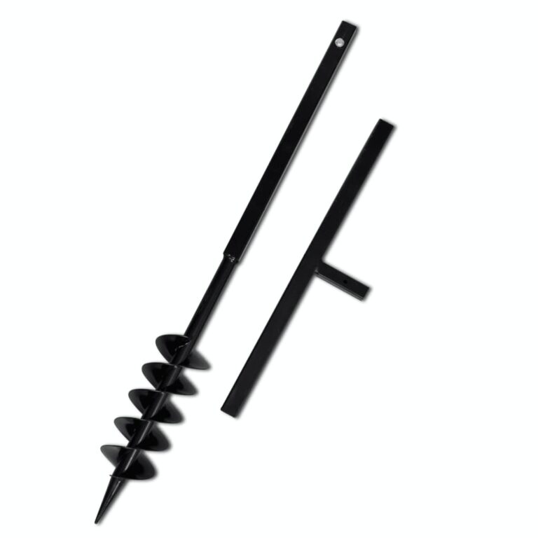 Broca de solo manual 100 mm com tubo de prolongamento 13 m aço - Image 4