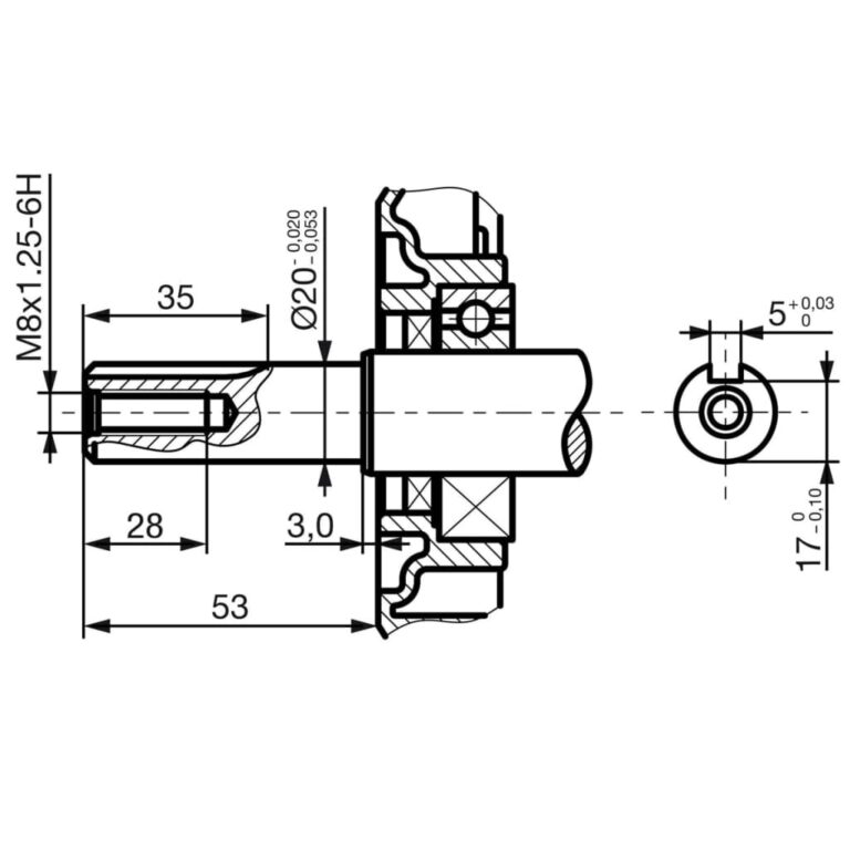 Motor a gasolina 6,5 CV 4,8 kW preto - Image 11
