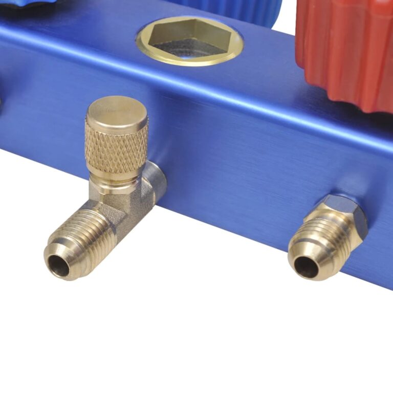 Conjunto manómetro colector 2 formas num kit de ferramentas - Image 9