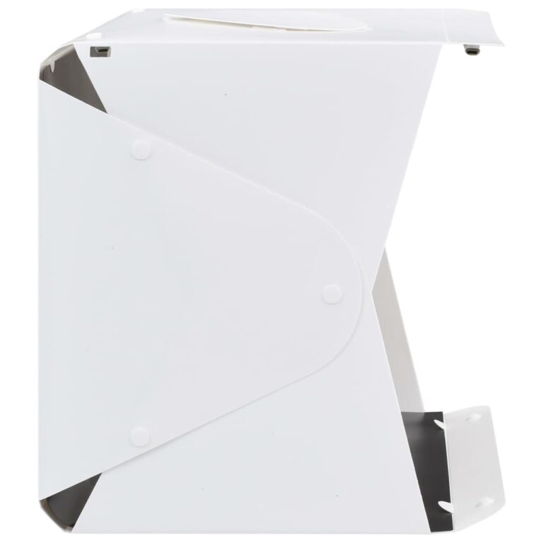 Caixa luz LED dobrável estúdio foto. 40x34x37cm plástico branco - Image 8