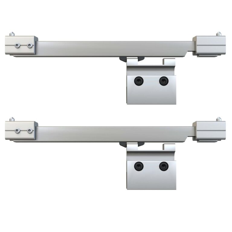 Porta deslizante batente suave vidro ESG/alumínio 90x205 cm - Image 7