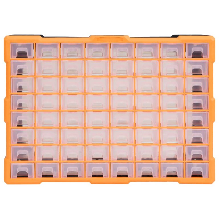 Caixa organizadora com 64 gavetas 52x16x37,5 cm - Image 2