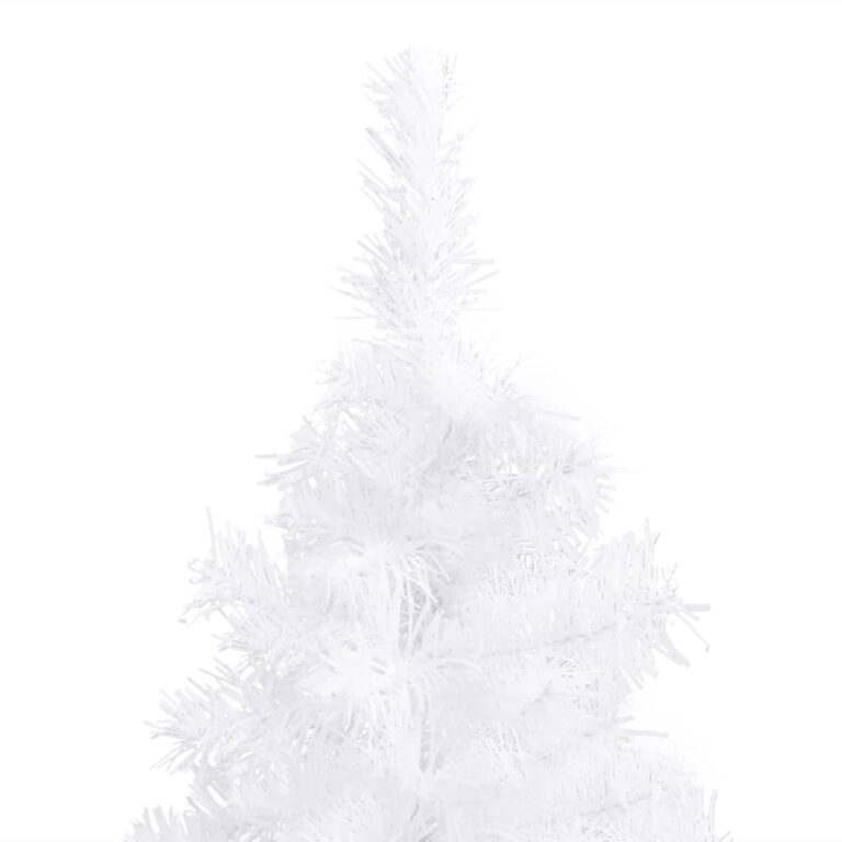 Árvore de Natal artificial de canto 180 cm PVC branco - Image 6