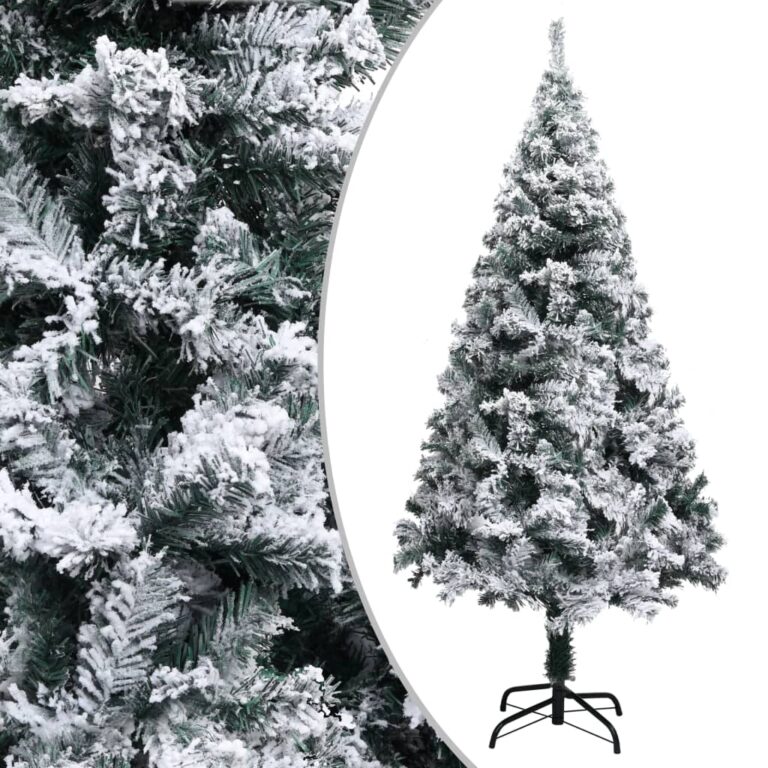 Árvore Natal artificial pré-iluminada c/ bolas 150 cm PVC verde - Image 2