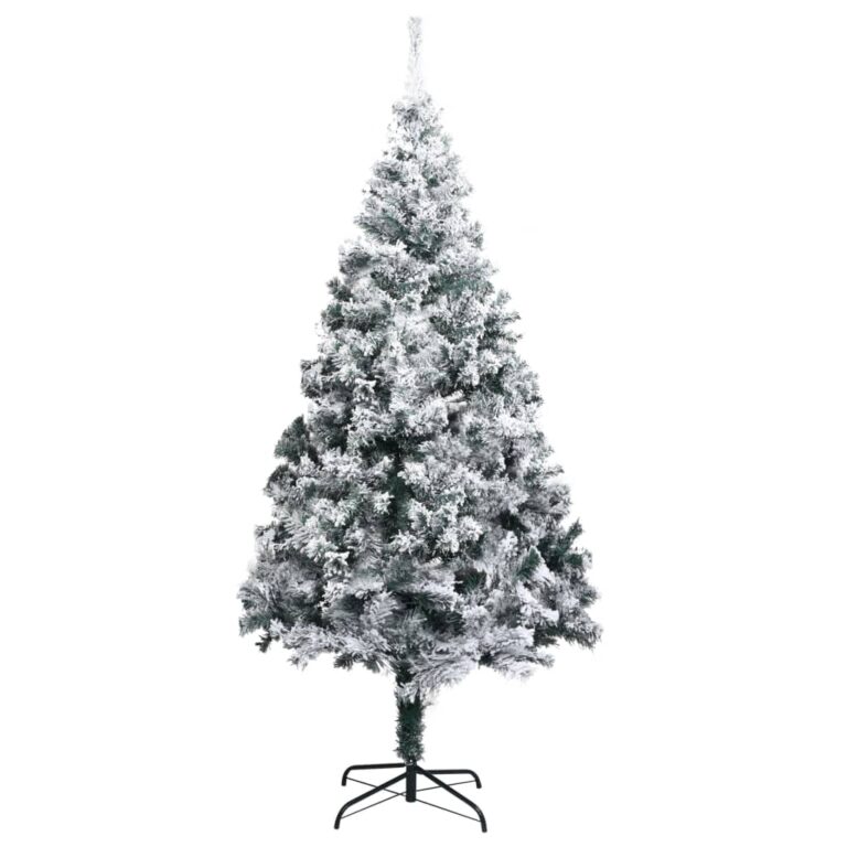 Árvore Natal artificial pré-iluminada c/ bolas 180 cm PVC verde - Image 3