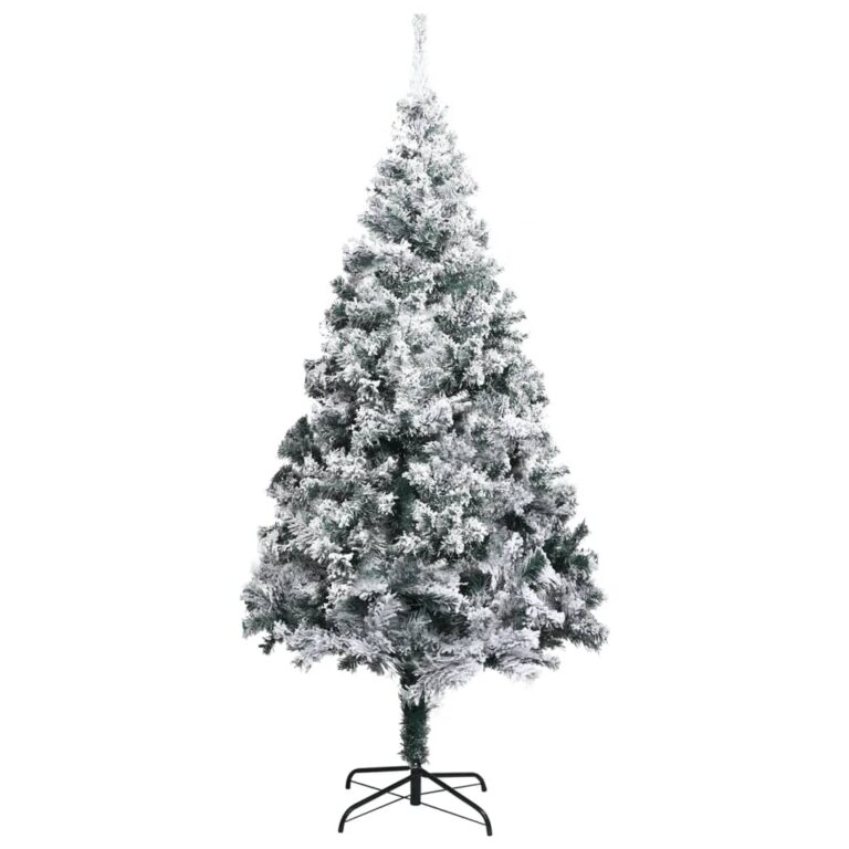 Árvore Natal artificial pré-iluminada c/ bolas 180 cm PVC verde - Image 2