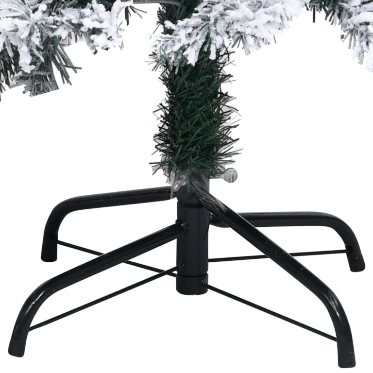 Árvore Natal artificial pré-iluminada c/ bolas 180 cm PVC verde - Image 5