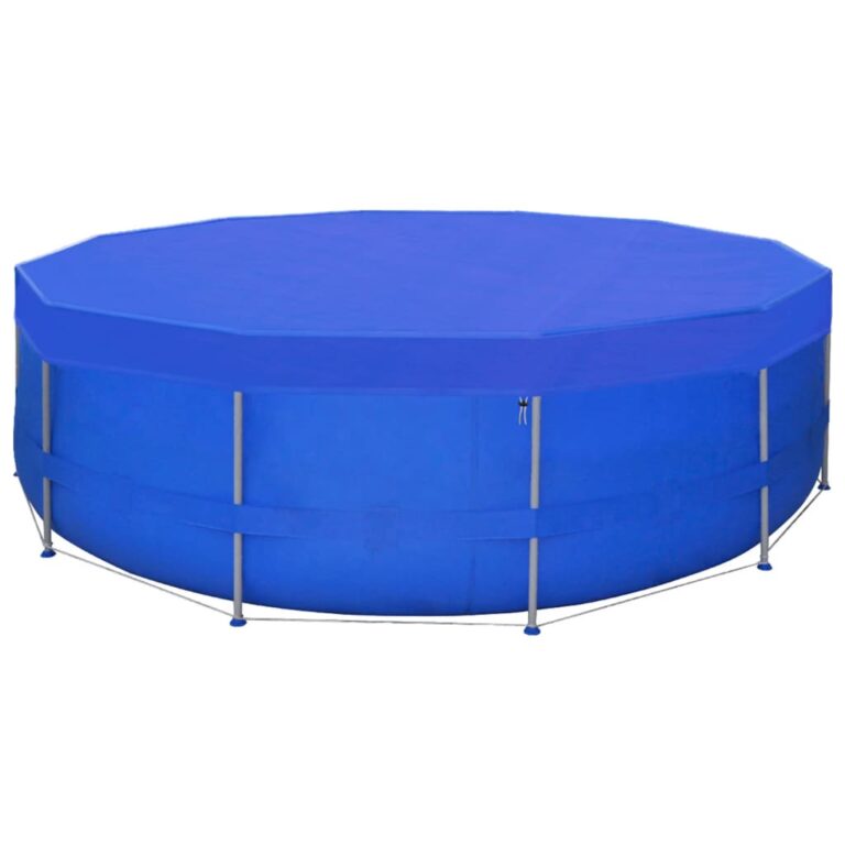 Coberturas de piscina redondas 2 pcs PE 540 cm 90 g/m² - Image 2