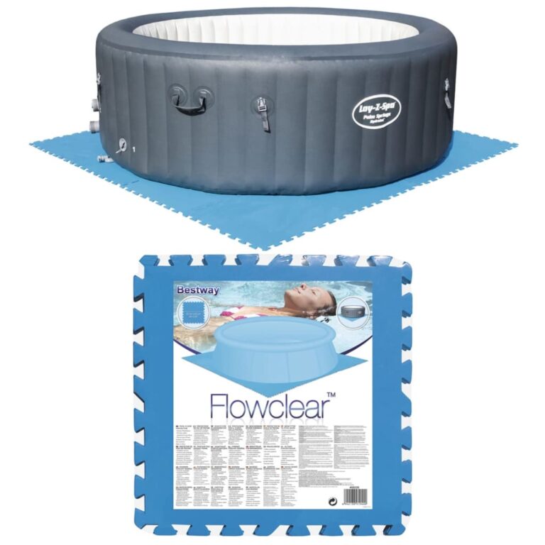 Bestway Protetores para pisos de piscinas 8 pcs azul 58220