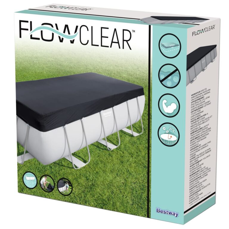 Bestway Cobertura de piscina Flowclear 404x201 cm - Image 5